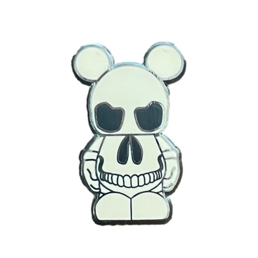 Disney Vinylmation Trading Pin Skeleton Mickey Series 1 2010 Disneyana Halloween